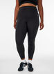 Legging d'entra&icirc;nement taille haute avec poche dans la ceinture, Noir, Model image number 2