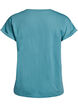 T-shirt &agrave; manches courtes en m&eacute;lange de coton, Bleu, Packshot image number 1