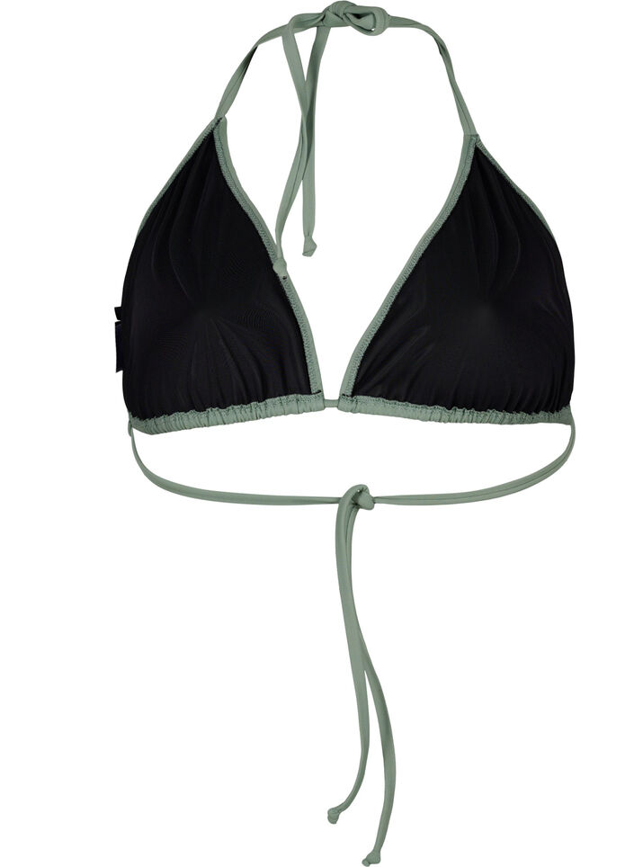 Soutien-gorge bikini triangle, Vert clair, Packshot image number 1