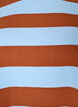 T-shirt oversize &agrave; rayures et manches 1/2, Bleu Clair, Packshot image number 2