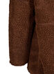 Veste teddy sportive zippée, Marron, Packshot image number 3
