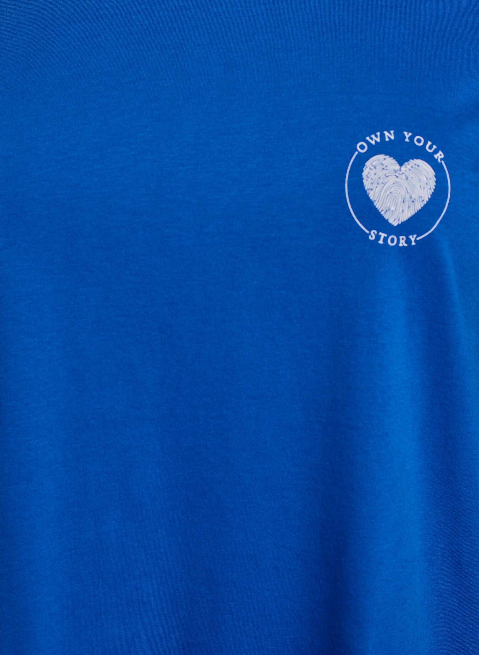 ZizziT-shirt imprim&eacute;, Bleu, Packshot image number 2