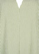 Robe rayée à manches 3/4, Green Stripe, Packshot image number 2