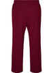 Pantalon ample textur&eacute; &agrave; taille haute, Bordeaux, Packshot image number 1