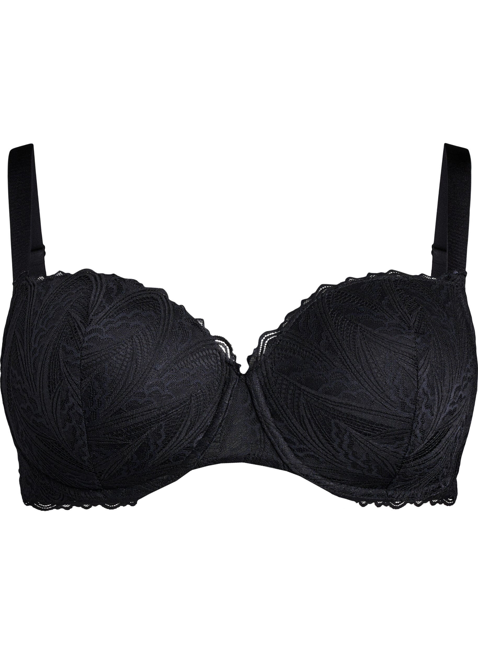 Soutien-gorge en dentelle moul&eacute; avec armatures