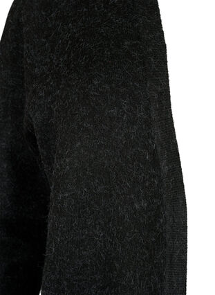 Cardigan en tricot côtelé avec poches, Dark Grey Melange, Packshot image number 2