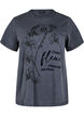 Tee-shirt en coton biologique avec imprimé, Gris, Packshot image number 0