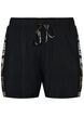 Short de pyjama en modal avec bande contrastante, Noir, Packshot image number 0