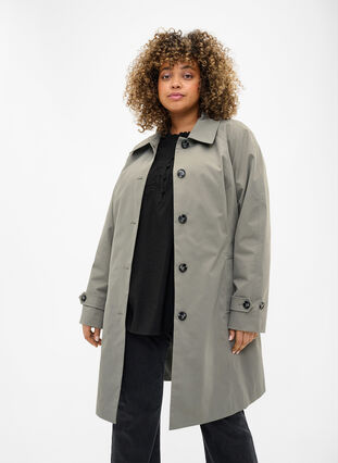 Trench avec poches et ceinture, Sea Spray, Model image number 2