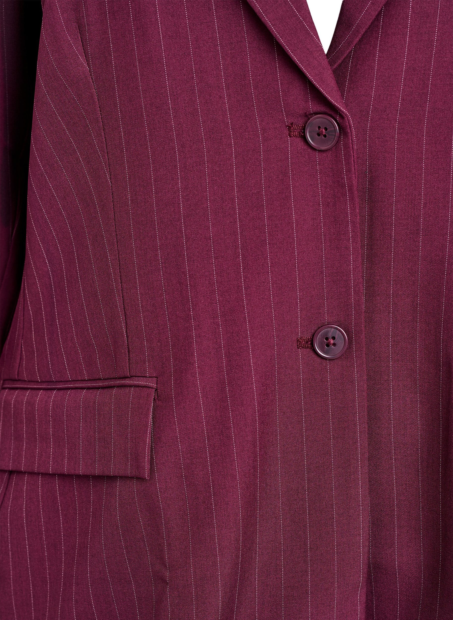 ZizziBlazer avec poches et fentes, Bordeaux, Packshot image number 2