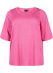 Blouse à manches 3/4, Shocking Pink, Packshot image number 0