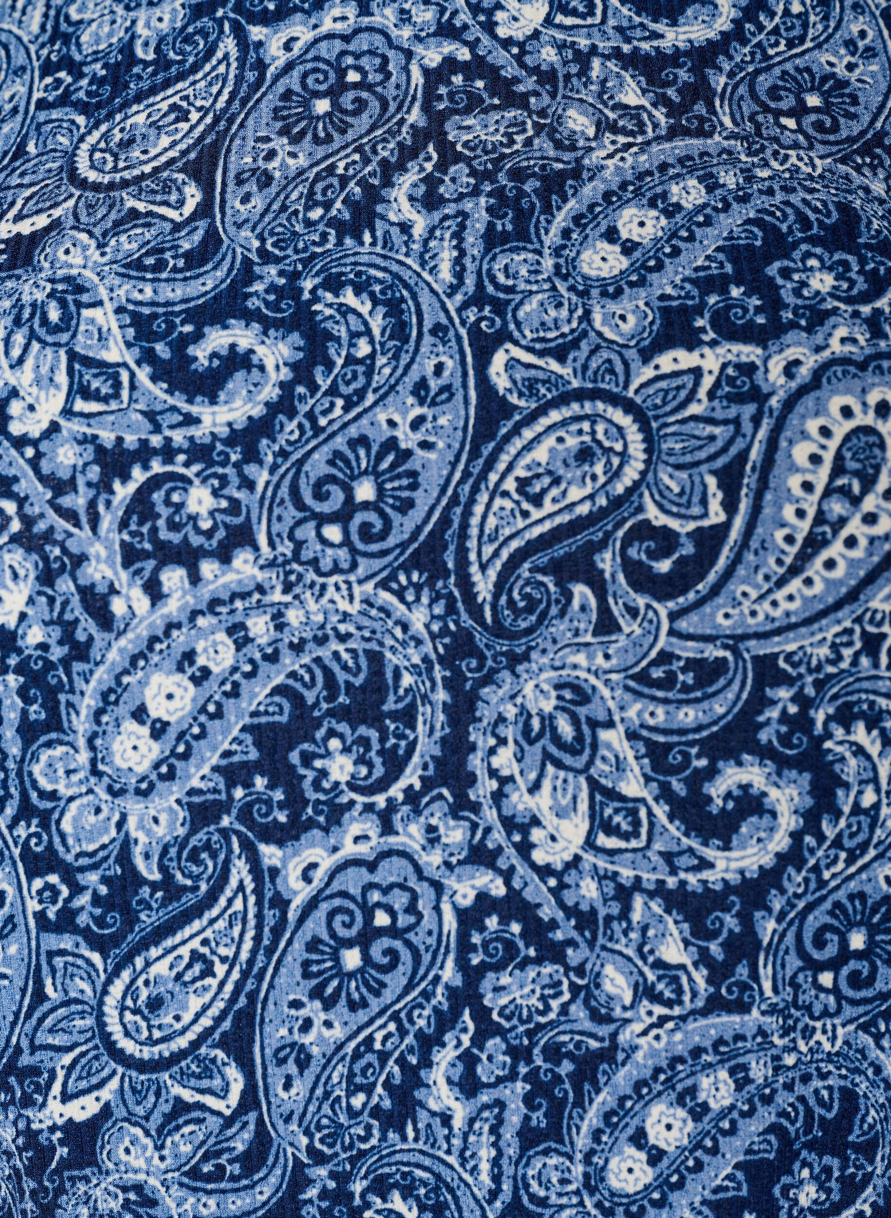 ZizziChemisier &agrave; motifs &agrave; manches courtes, Bleu, Packshot image number 2