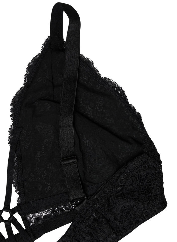 Soutien-gorge en dentelle, Black, Packshot image number 3