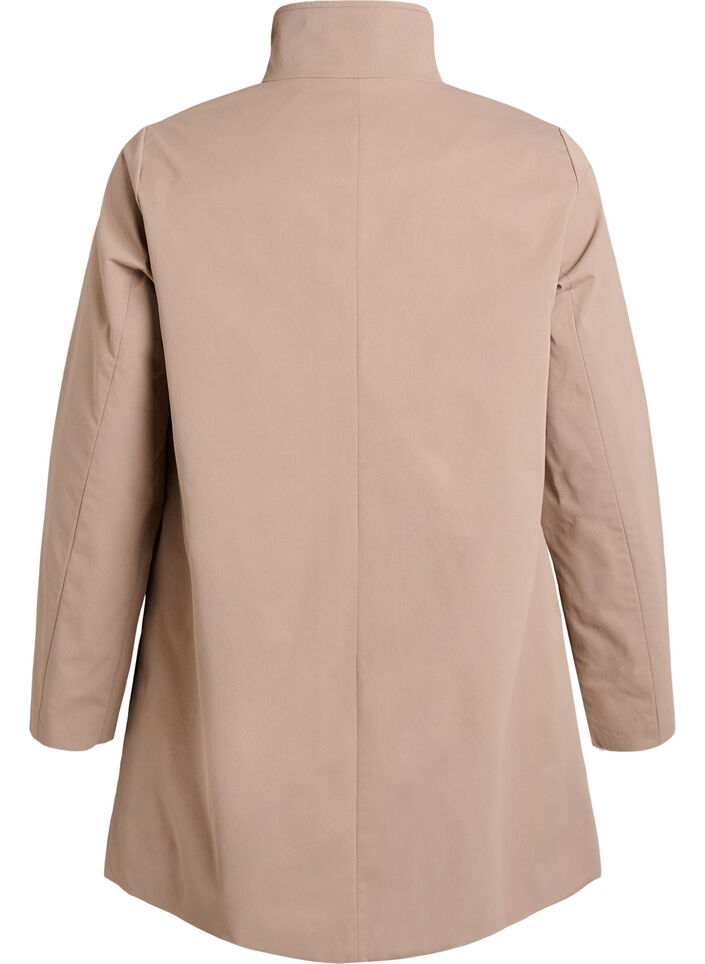 Veste de printemps hydrofuge avec coupe en A, Gris, Packshot image number 1