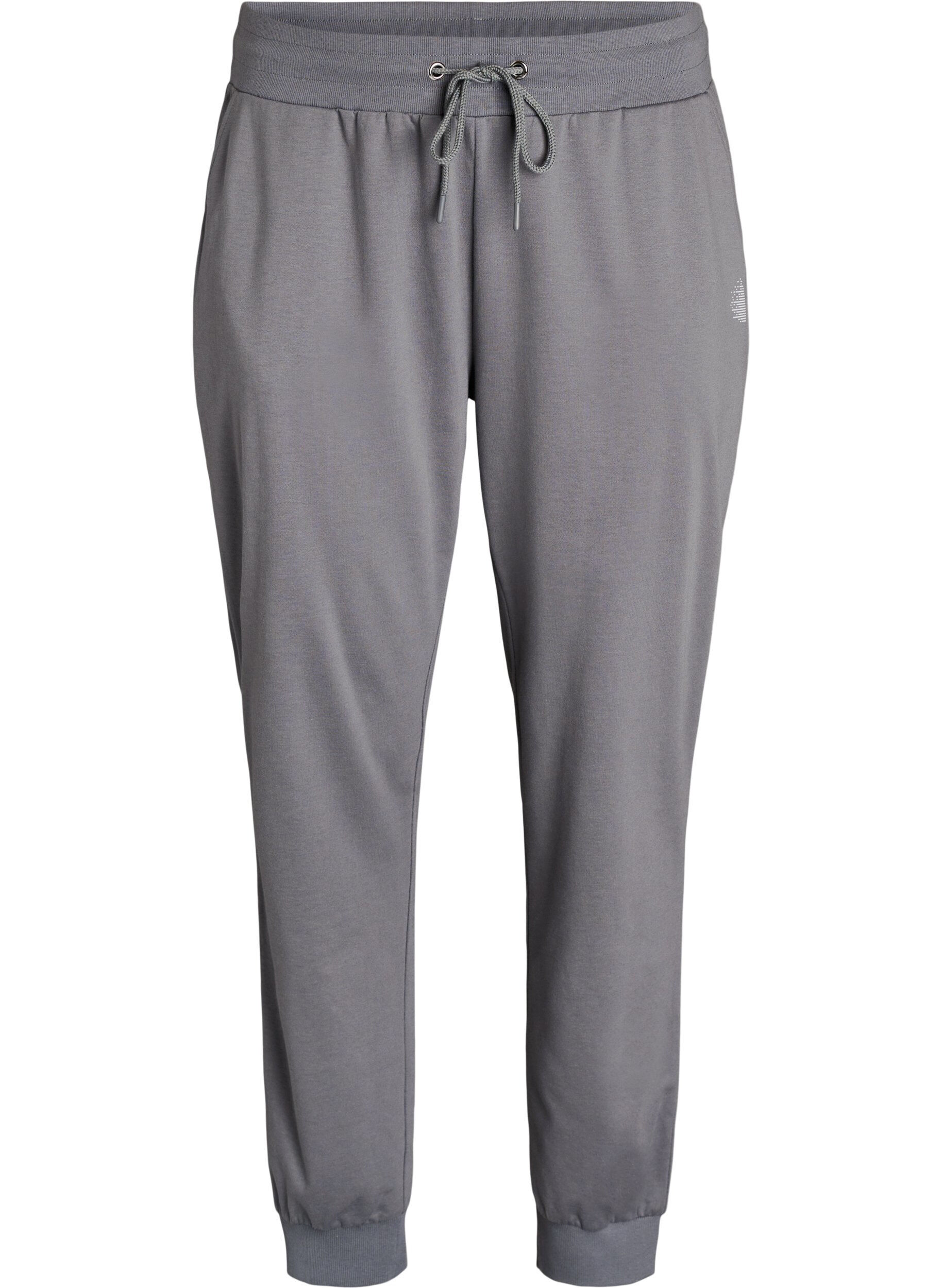 ZizziPantalon de surv&ecirc;tement ample avec poches, Gris, Packshot image number 0
