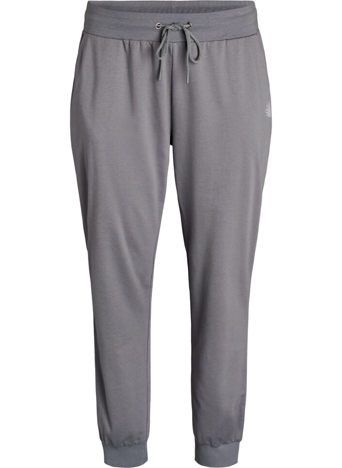 Pantalon de surv&ecirc;tement ample avec poches, Gris, Packshot image number 0