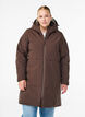 Veste d'hiver avec taille ajustable, Marron, Model image number 0