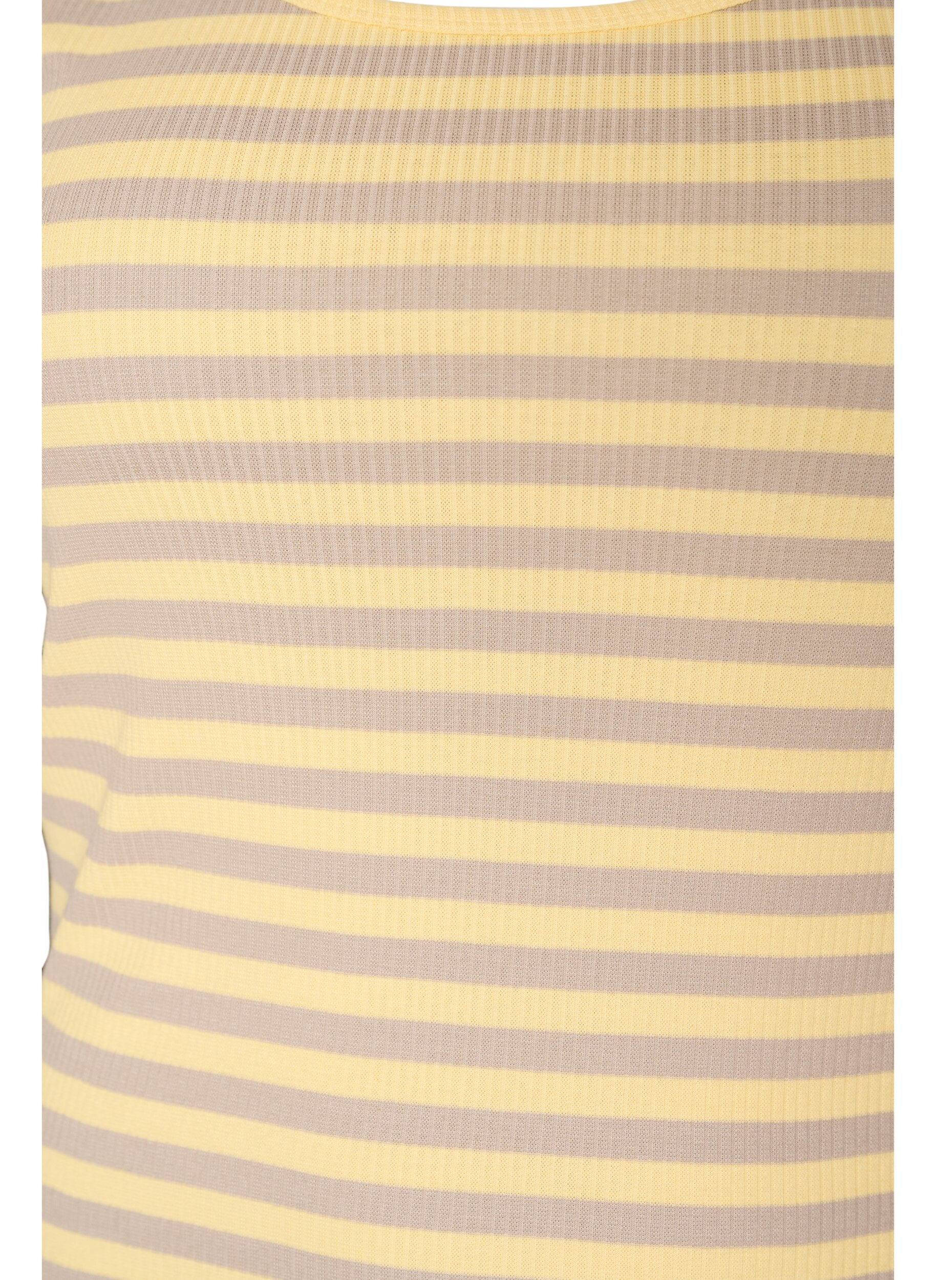 ZizziD&eacute;bardeur &agrave; rayures avec une structure c&ocirc;tel&eacute;e, Jaune, Packshot image number 2