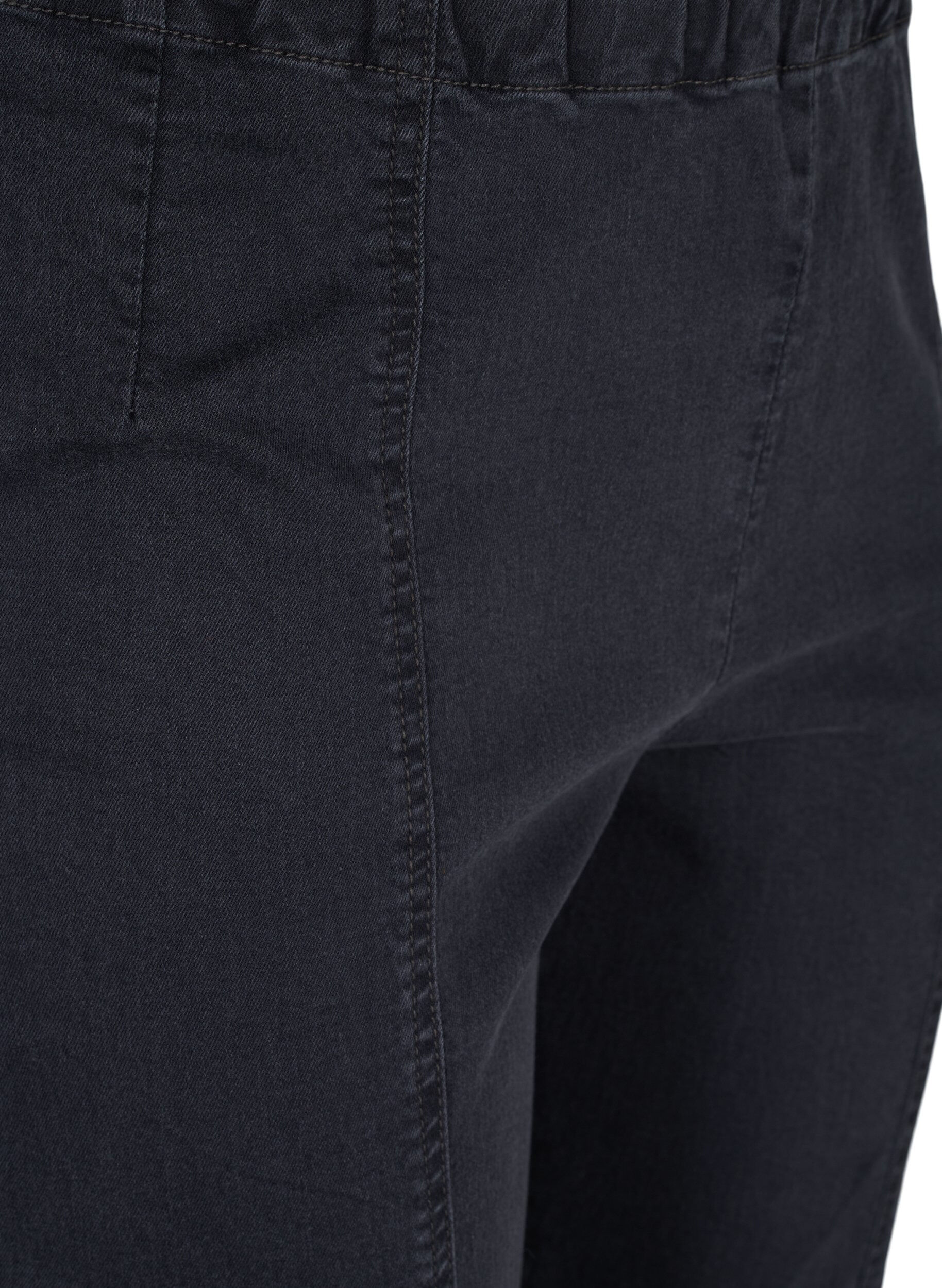 Zizzi Jegging avec d&eacute;tail de fermeture &eacute;clair , Grey Wash, Packshot image number 2