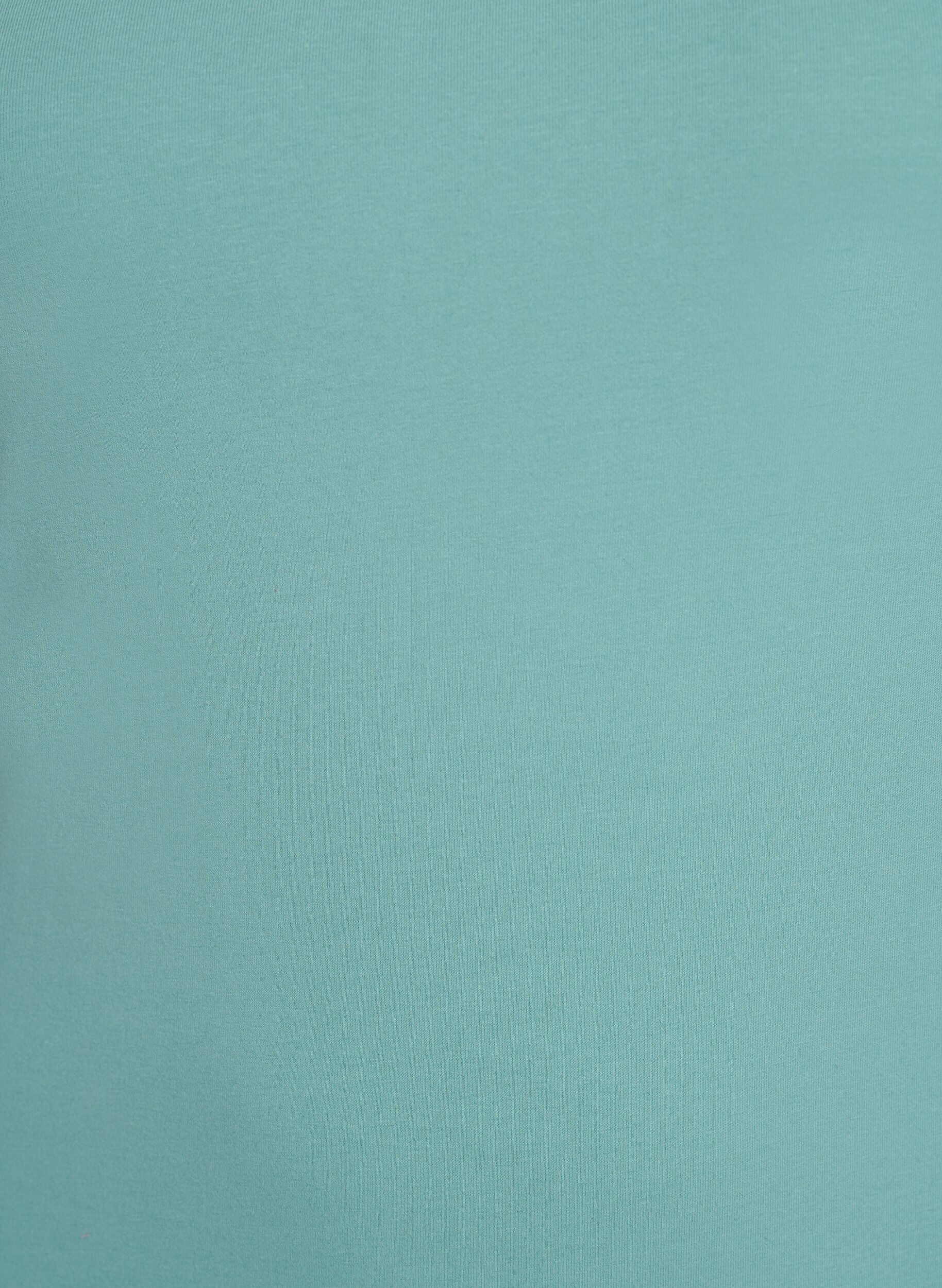 ZizziHaut basic uni en coton, Vert, Packshot image number 2