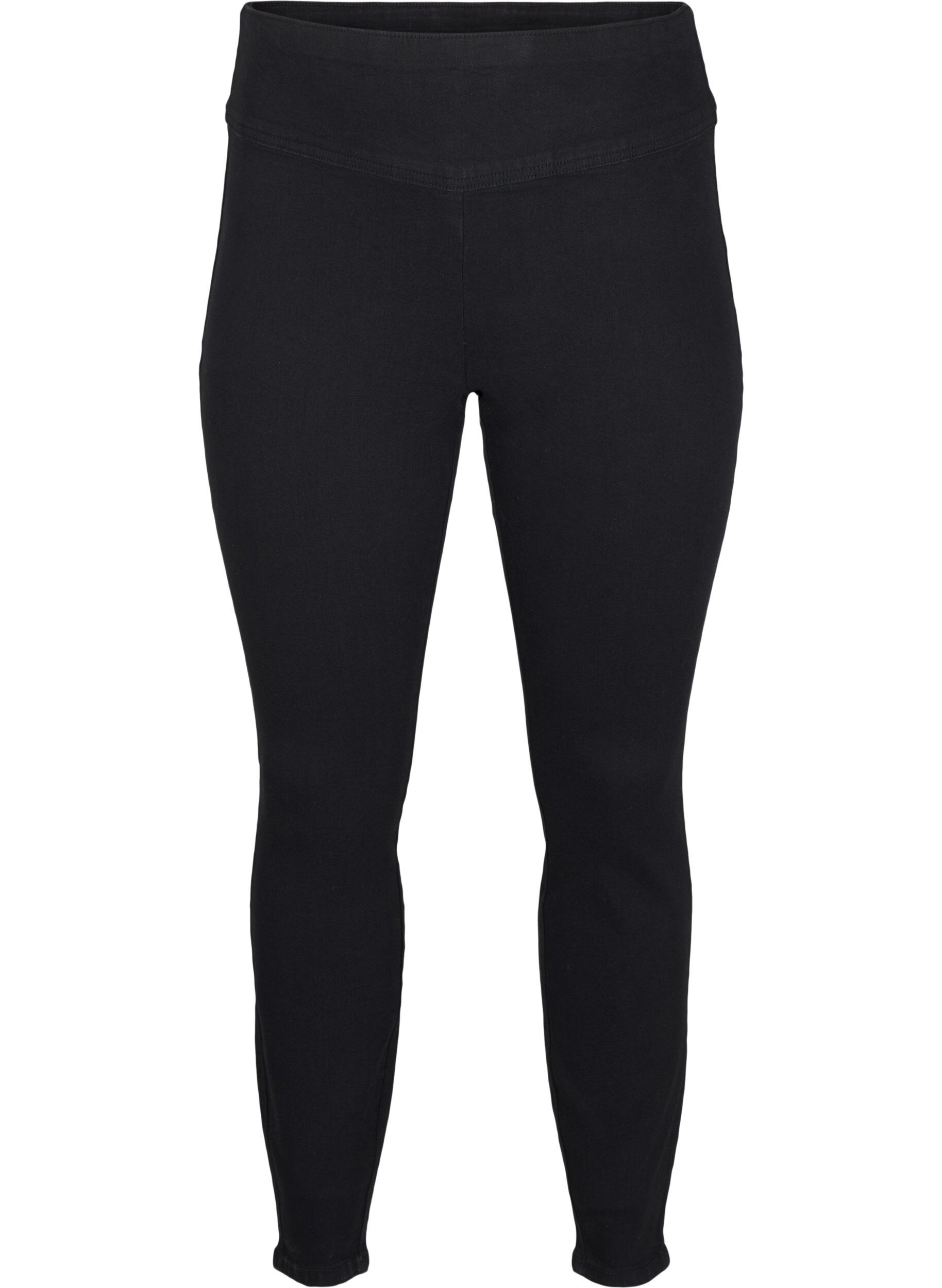 Zizzi Jegging extensible taille haute, Black, Packshot image number 0