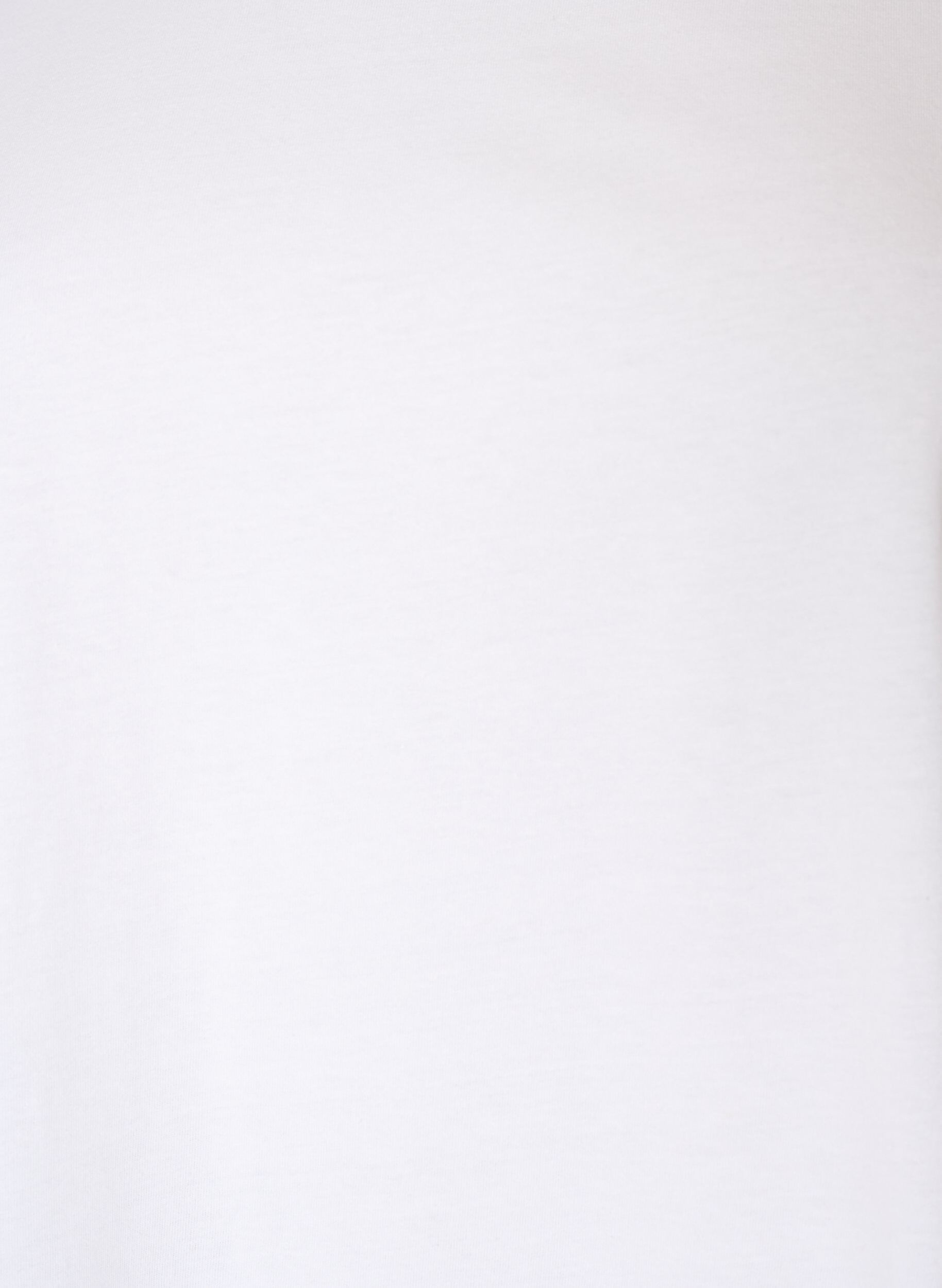 ZizziT-shirt en coton avec d&eacute;tails au crochet, Blanc, Packshot image number 2