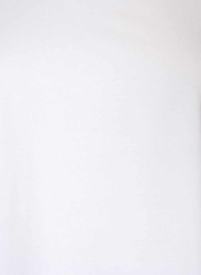T-shirt en coton avec d&eacute;tails au crochet, Blanc, Packshot image number 2