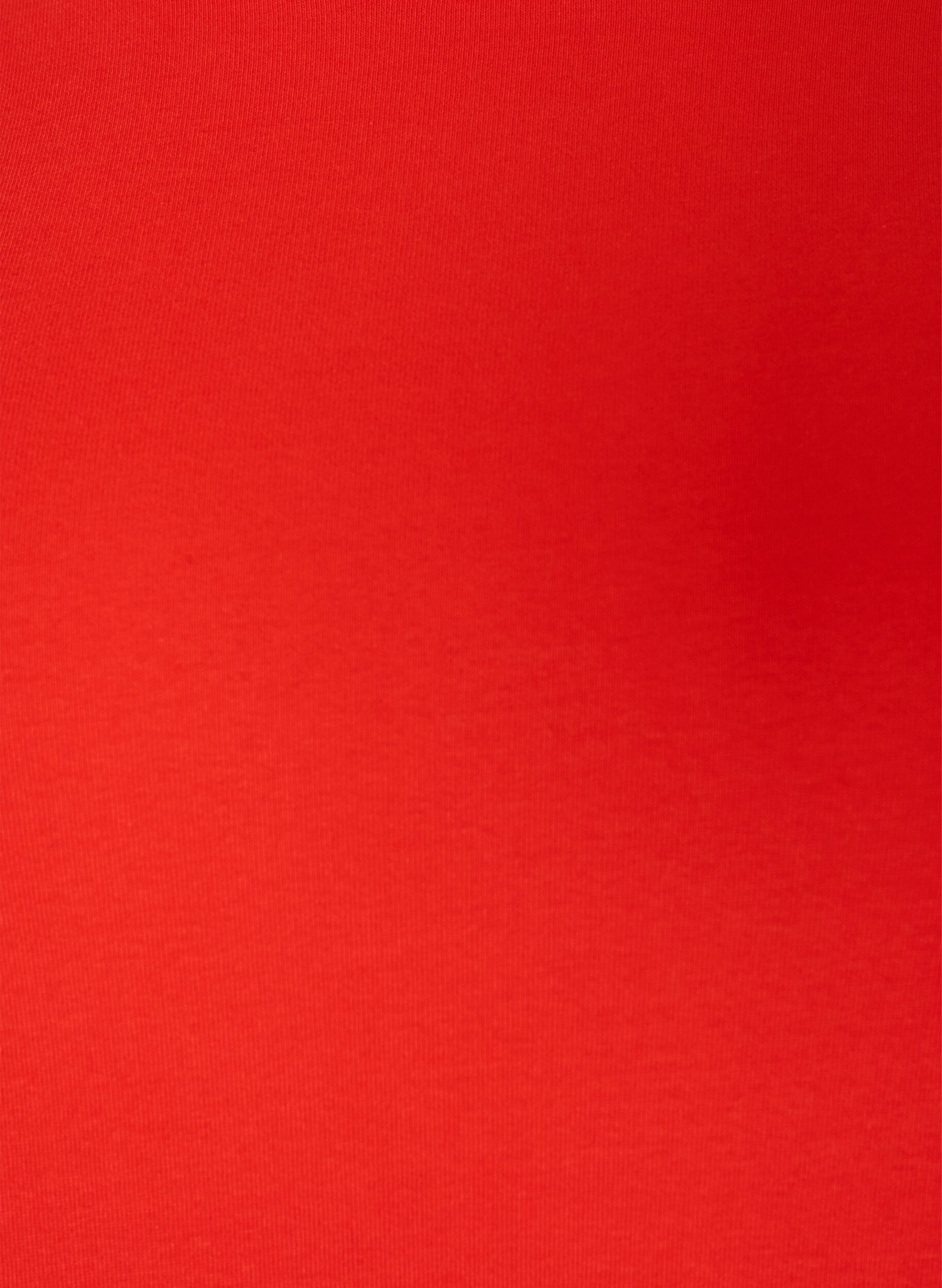 ZizziT-shirt basique &agrave; manches longues et col rond, Rouge, Packshot image number 2
