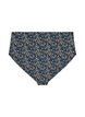 Culotte de bikini imprim&eacute;e et taille haute, Vert, Packshot image number 1
