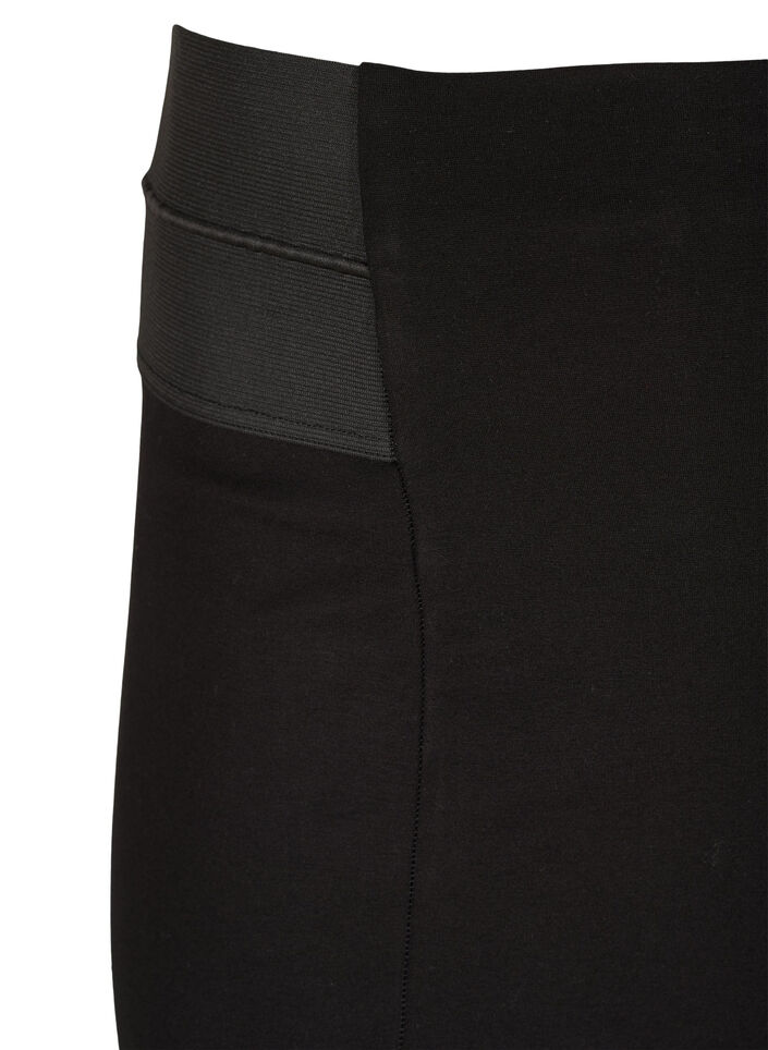 Jupe moulante avec &eacute;lastique &agrave; la taille, Noir, Packshot image number 2