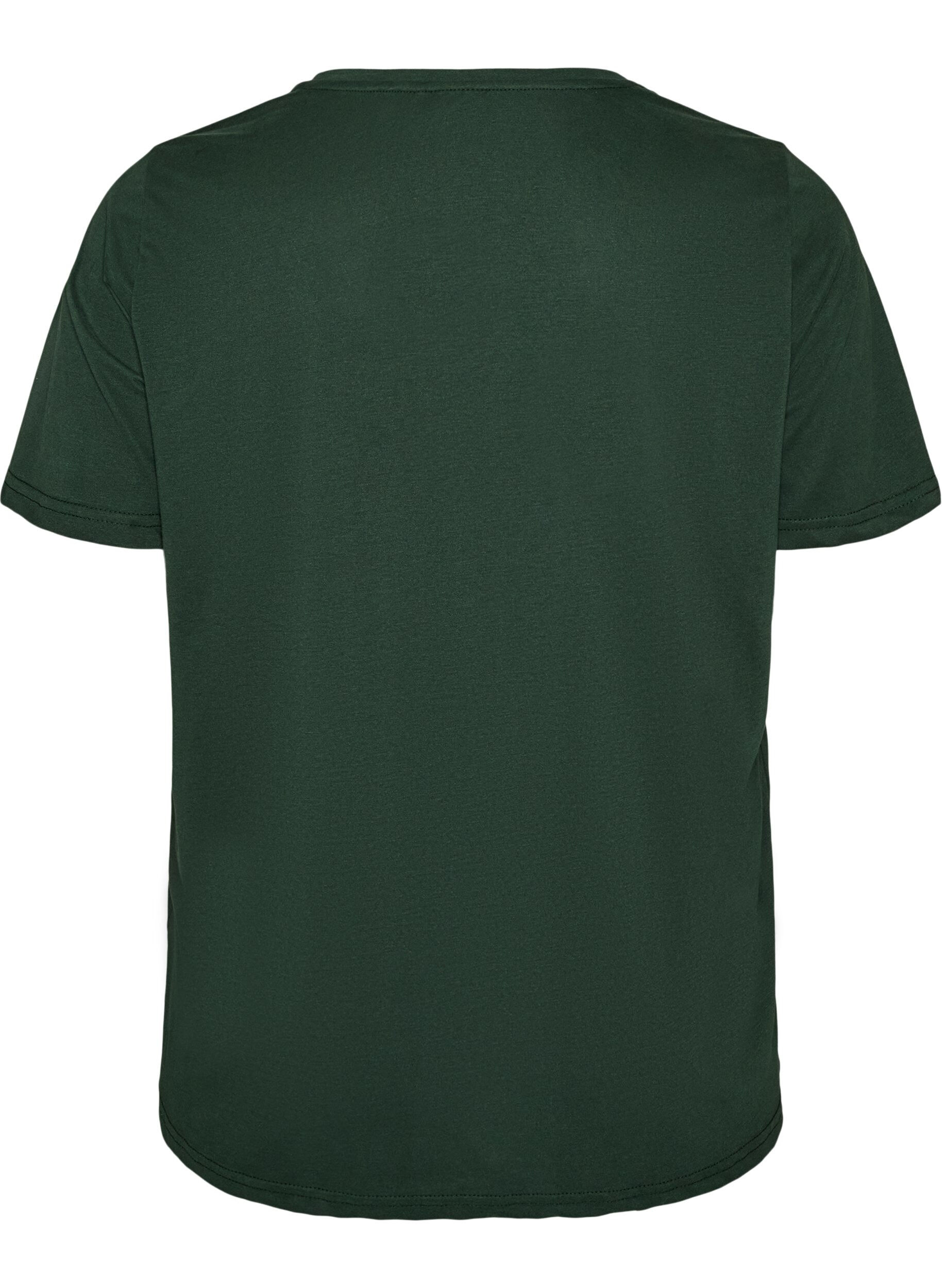 ZizziT-shirt imprim&eacute;, Vert, Packshot image number 1
