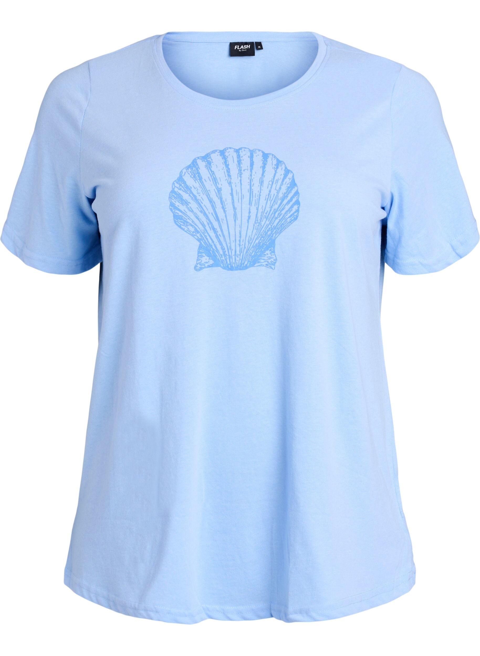 Zizzi FLASH &ndash; T-shirt avec motif, Bleu Clair, Packshot image number 0