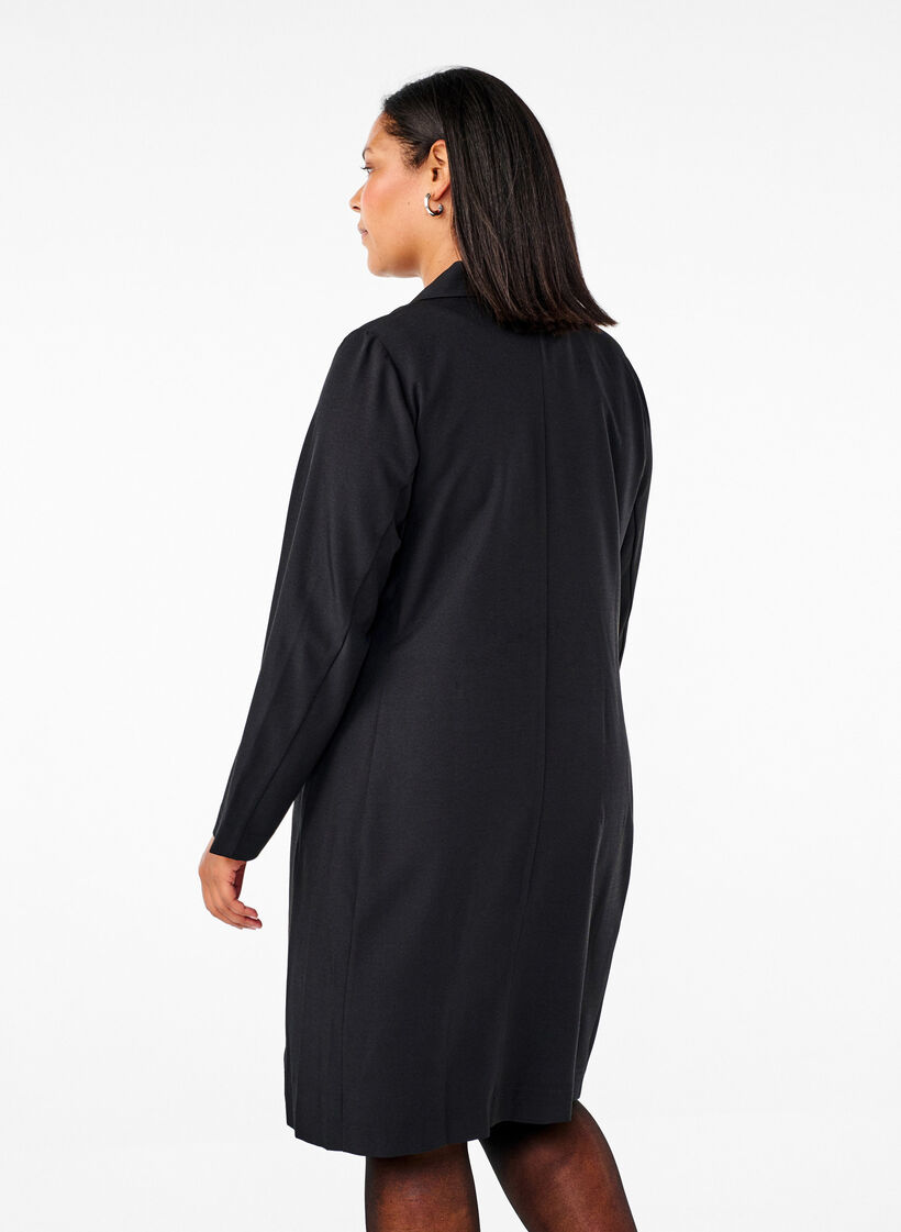 Robe blazer croisée, Black, Model image number 1