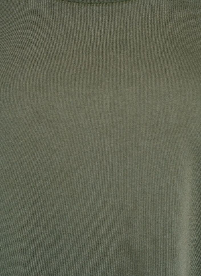 Robe courte à coupe droite et à aspect délavé, Vert, Packshot image number 2