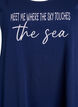 Robe &eacute;vas&eacute;e sans manches, Bleu, Packshot image number 2