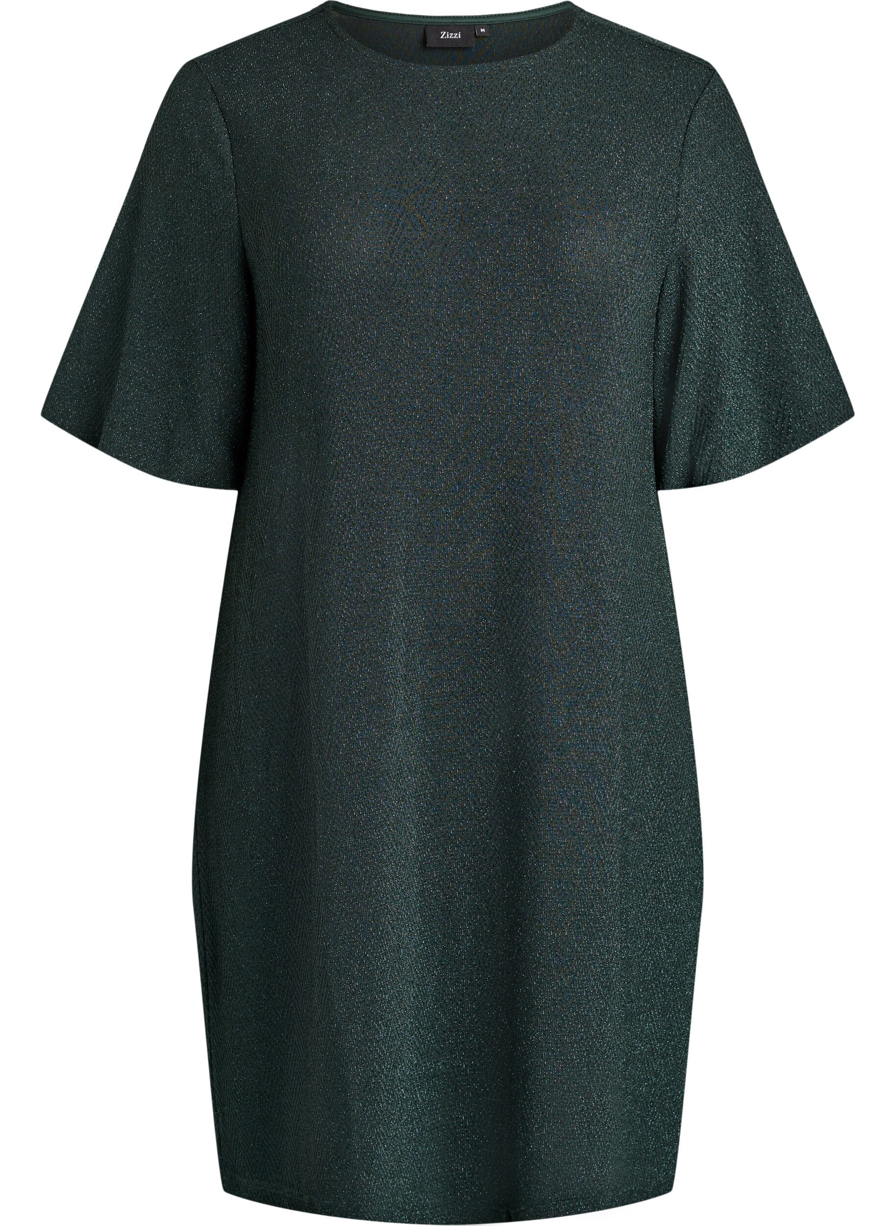 Robe courte &agrave; motif paillet&eacute;