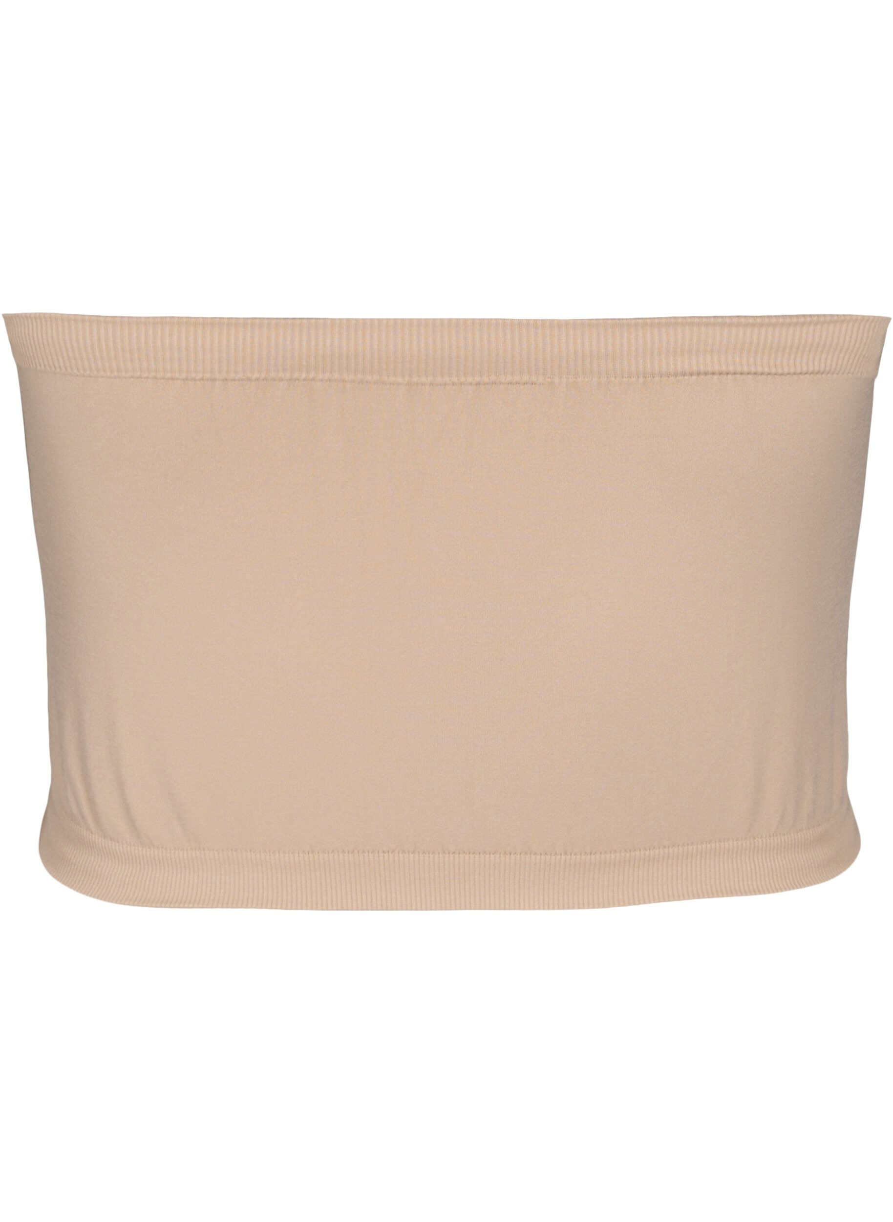 ZizziSoutien-gorge bandeau, Beige, Packshot image number 1