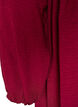 Robe coupe &eacute;vas&eacute;e avec une taille empire, Rouge, Packshot image number 3