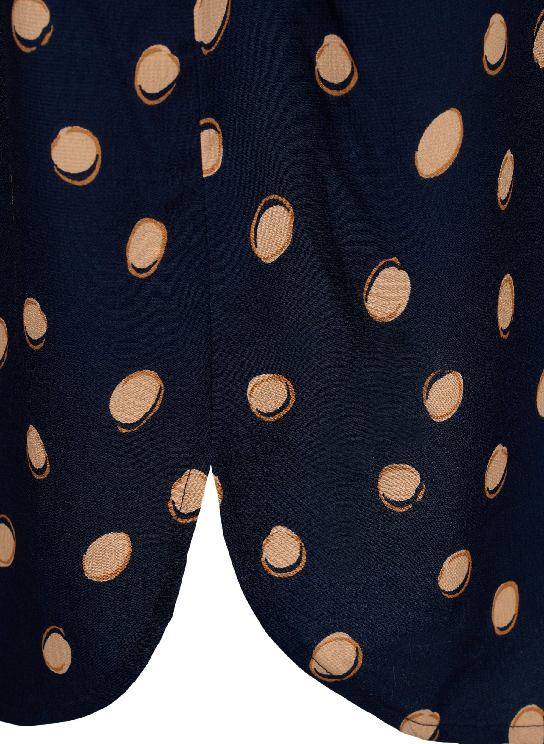 Zizzi FLASH - Robe chemise &agrave; pois, Blue Double Dot, Packshot image number 4