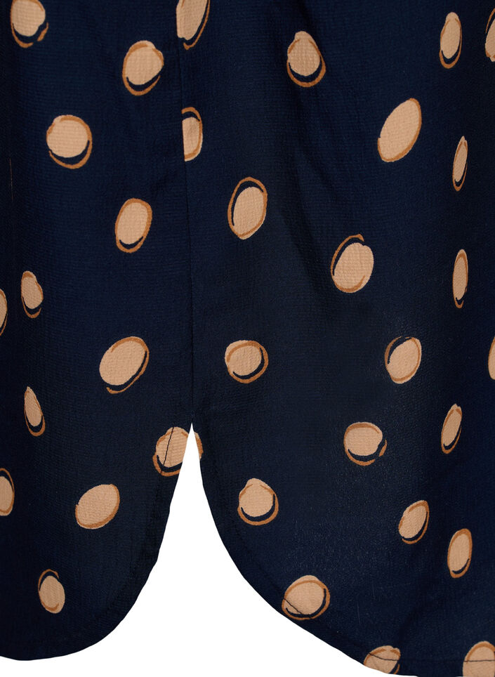 FLASH - Robe chemise à pois, Blue Double Dot, Packshot image number 4