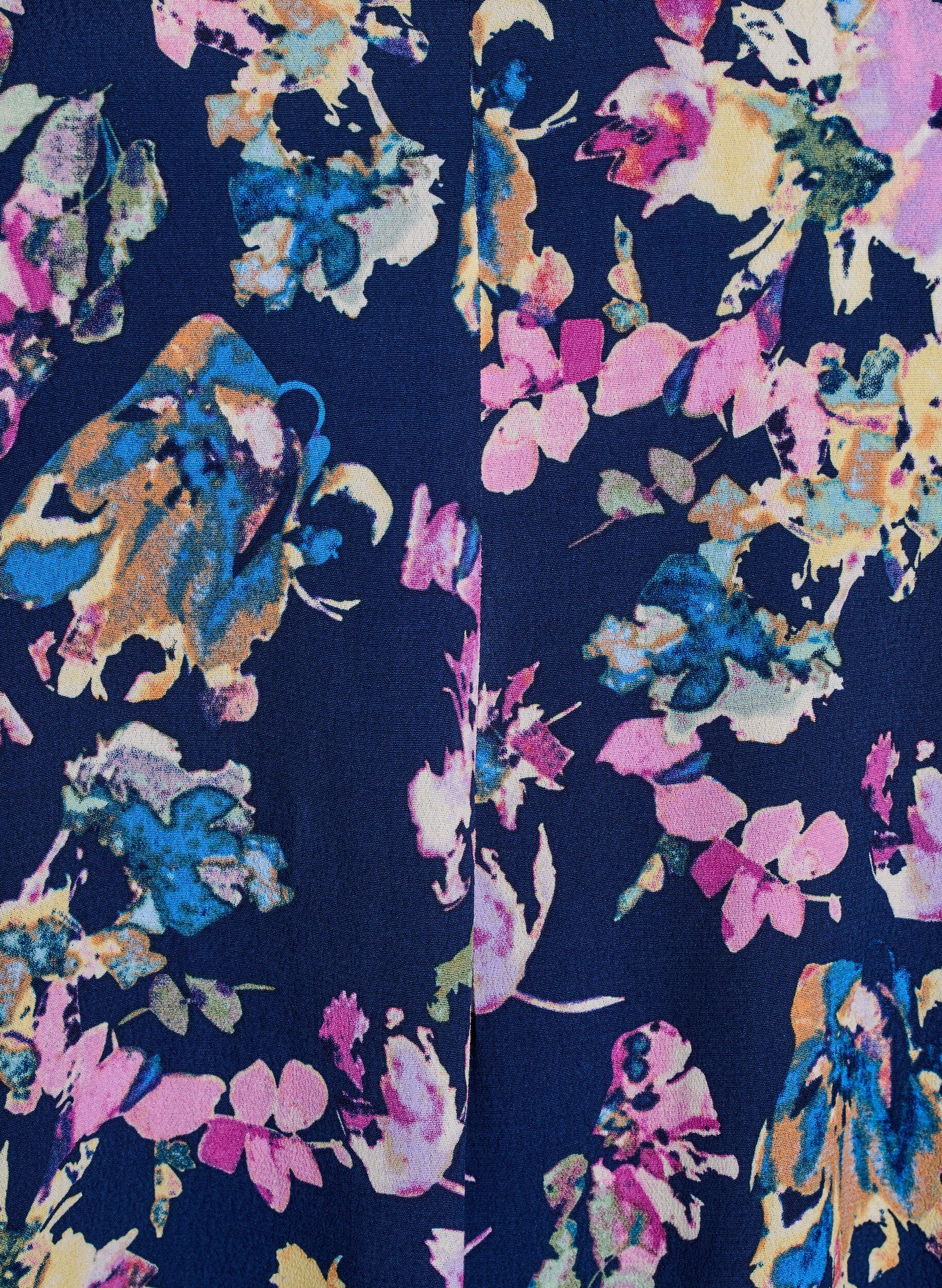 Zizzi Robe &eacute;vas&eacute;e en viscose, Bleu, Packshot image number 2