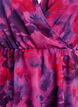 Chemise en mousseline &agrave; imprim&eacute; floral et manches courtes, Rouge, Packshot image number 2