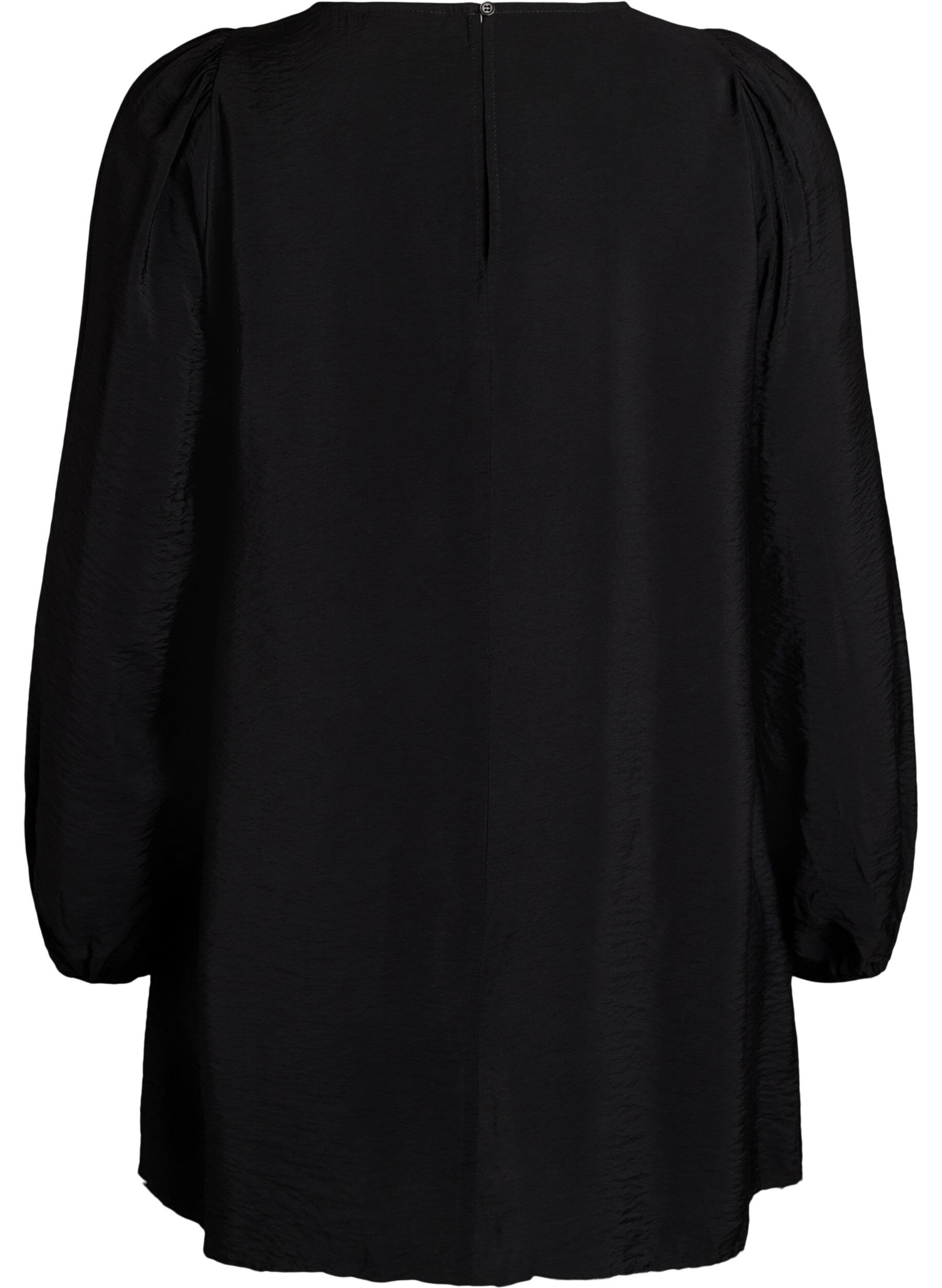 ZizziTunique en viscose avec dentelle, Noir, Packshot image number 1