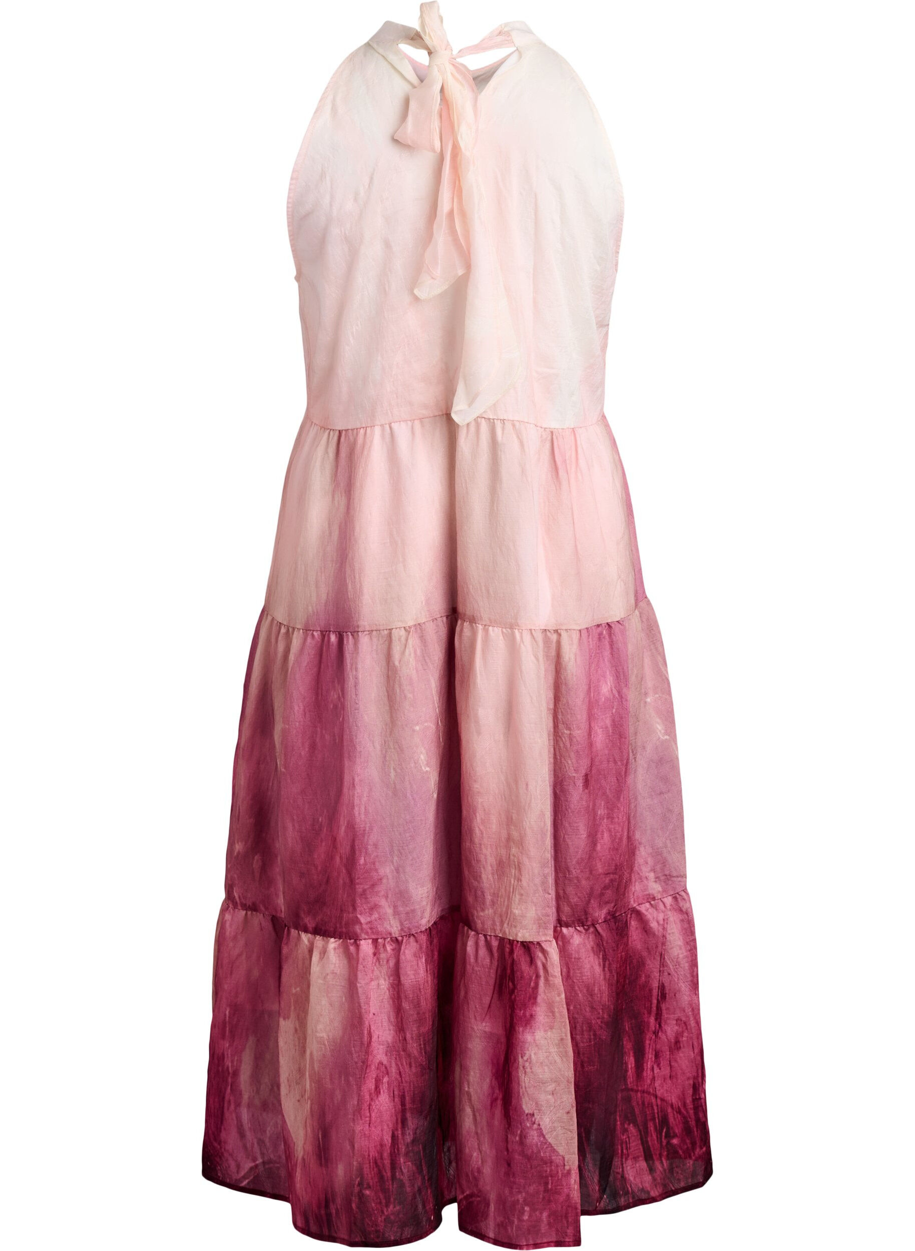 Zizzi Robe midi dos nu, Rose, Packshot image number 1