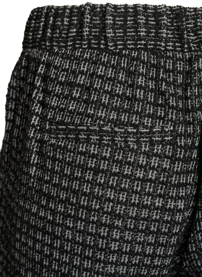Short bouclé ample avec poches, Noir, Packshot image number 3