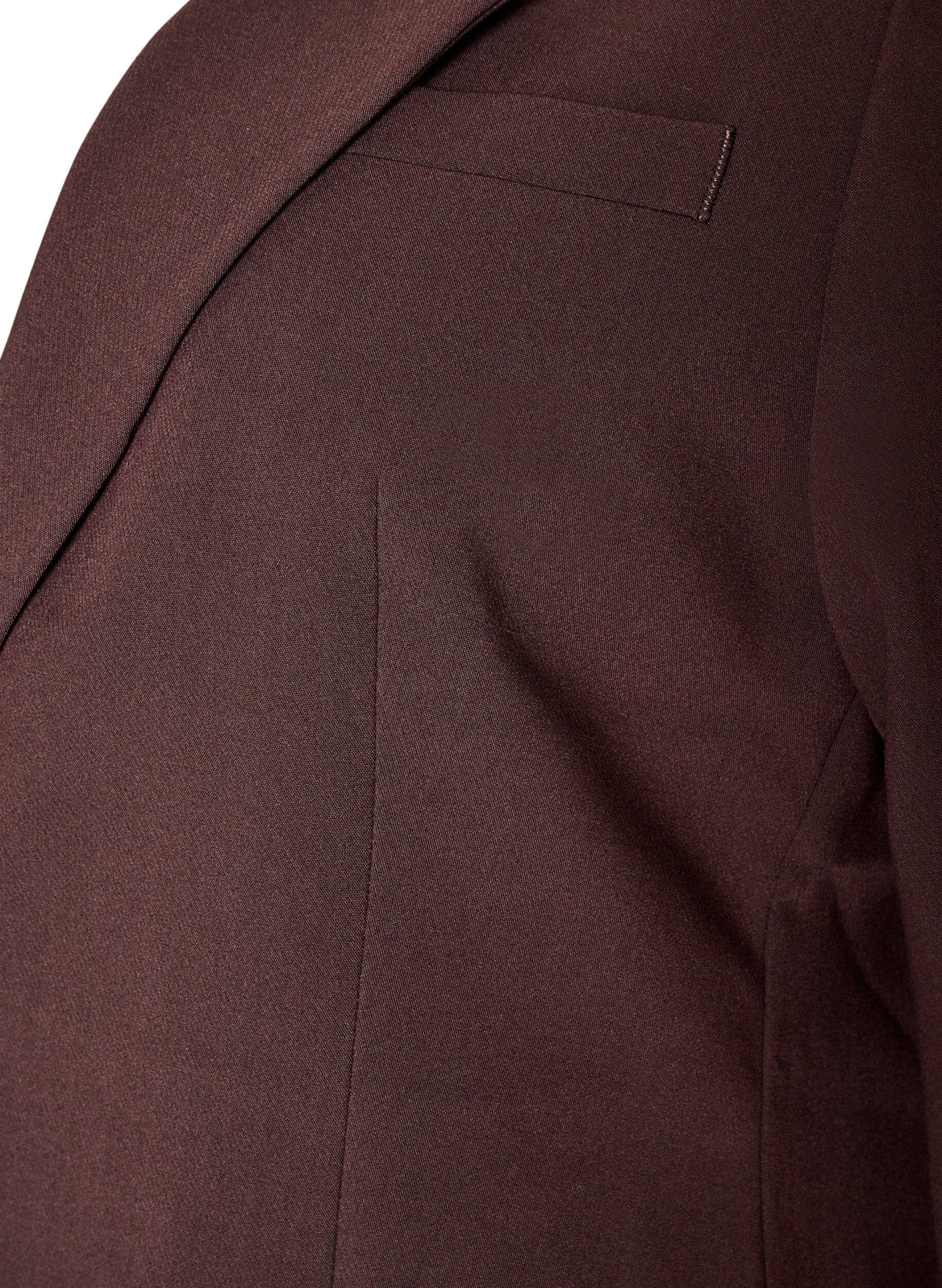 ZizziBlazer classique &agrave; fermeture &agrave; un bouton, Marron, Packshot image number 4