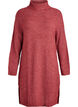 Robe en maille &agrave; col roul&eacute;, Bordeaux, Packshot image number 0