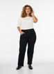 Jean Gemma coupe classique &agrave; taille haute, Noir, Model image number 0