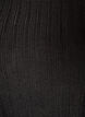 Blouse en jersey avec structure c&ocirc;tel&eacute;e et manches longues, Noir, Packshot image number 2