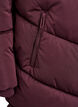 Doudoune longue avec capuche et poches, Bordeaux fonc&eacute;, Packshot image number 3
